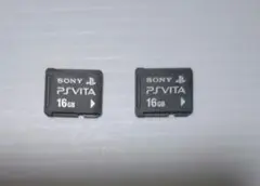 【動作確認済】SONY PS Vita メモリーカード 16GB 2枚セット