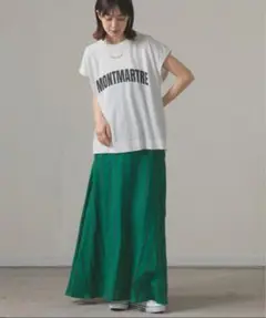 mal.Sans Souci 34+ノースリーブ Tシャツ バイオウォッシュ