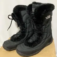 ノースフェイス NORCE FACE ヌプシ ファー US8 25cm ブラック