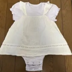 美品　ブランシェス　カバーオール　80cm