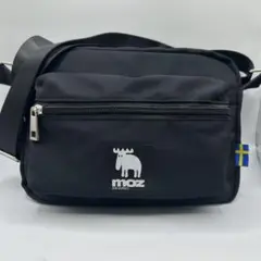 【美品】moz モズ ショルダーバッグ サコッシュ ブラック スウェーデン