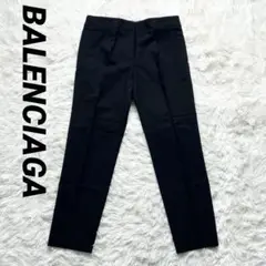 【お値下げ】新品未使用 BALENCIAGA レザーパンツ ラムレザー 黒 お値下げ】新品未使用 BALENCIAGA レザーパンツ ラムレザー 黒
