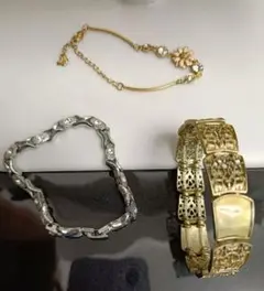 シルバー ゴールド ブレスレット