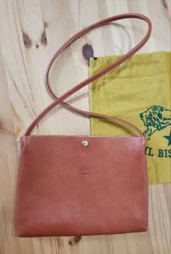 【美品】イルビゾンテ　レザー　サコッシュ　ショルダーバッグ　保存袋付き