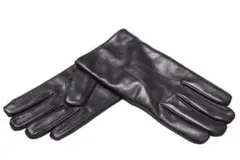 Merola ネイビー ナパレザー 手袋 カシミヤ裏地