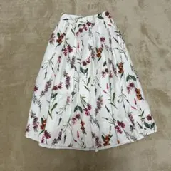 【美品】Mystrada マイストラーダ 花柄フレアスカート 38
