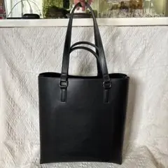 極美品✨INDIVI インディヴィ トートバッグ ブラック A4収納可能