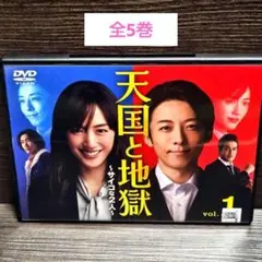 「天国と地獄～サイコな2人～」DVD 全5巻完結セット 綾瀬はるか レンタル落ち