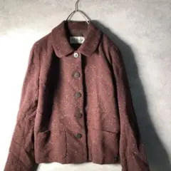 【ヴィンテージ】90'sシャツジャケット 昭和レトロ アンティーク古着 AS97
