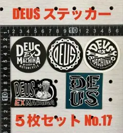 DEUS デウスステッカー　5枚セット　No.17