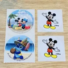 【非売品】シール　ディズニーバケーションクラブ　スティッチ、ミッキー、ミニー4枚