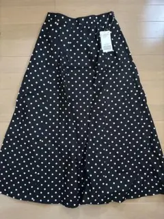新品【JOURNAL STANDARD】コットンドット柄スカート