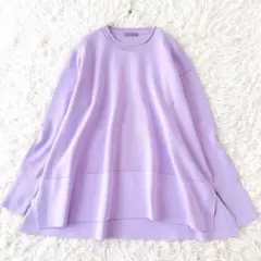美品✨23SS セオリーリュクス サマーニット 長袖クルーネック 洗える M