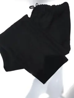 【匿名配送】新品 GUタックワイドパンツ L ブラック