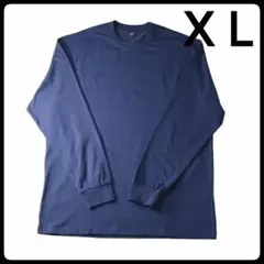 ネイビー XL 長袖Tシャツ