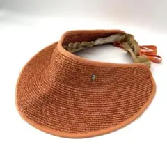 美品✨ヘレンカミンスキー サンバイザー オレンジ one size