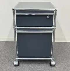 ■USM/ハラーシステム■ワゴン　ストッパー付き　トローリー　シェルフ　テーブル □USM/ハラーシステム□ワゴン ストッパー付き トローリー