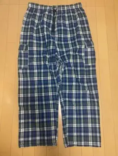 puritan チェック柄　パジャマパンツ　古着