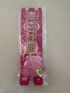 セボンスター　第3弾　ピンク ハート型チャーム ネックレス
