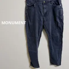 MONUMENT ダークグレー デニム 36 x 30