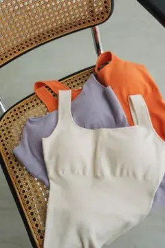 knuth marf cup in square tank top/orange