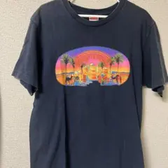 Supreme ネイビー Tシャツ M