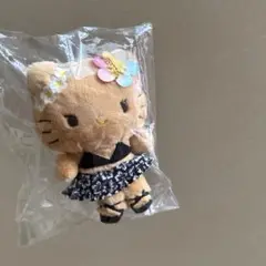 サンリオ　ハローキティ マスコットホルダー（トコナツバケーション） 日焼けキティ