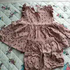 スイカ柄　セットアップ　韓国子供服風☆