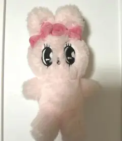 エスターバニー　ぬいぐるみキーホルダー　ピンク