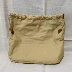 バッグインバッグ　ベージュキャンバス29×37×11.5