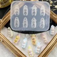 シルバニア シリコンモールド レジン ネイル 全身