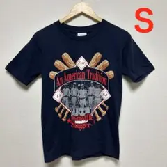 古着 半袖 ビンテージ Tシャツ野球 ルイビルスラッガー USA製 紺 ネイビー