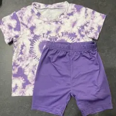 タイダイ柄 Tシャツ＋ショートパンツ size92-98