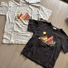 ビールーム　スヌーピーコラボ　キャンプTシャツ130.120