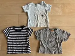 無印良品＆おさるのジョージ　半袖　Tシャツ　80cm まとめ売り　3枚セット
