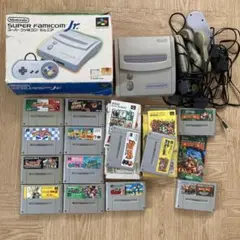 動作確認済み　Nintendoニンテンドー スーパーファミコンjr ソフト付き