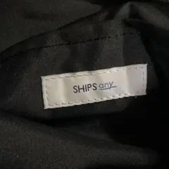 SHIPS any ブラック トートバッグ