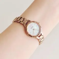 元値26,460円　CITIZEN Wicca×剛力彩芽コラボ　ソーラー時計