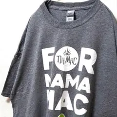 ギルダン Damac ロゴ Tシャツ グレー 灰色 XL 古着