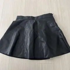 H&M フェイクレザースカート　120