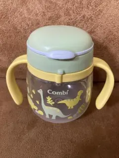 Combi コンビ　ラクマグ　はじめてストロー　恐竜　デザイン