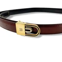 BALLY✨バリー　ベルト　レザー　ゴールド　ブラウン　ブラック　レディース