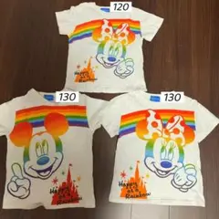 ディズニー　Tシャツ 120・130サイズ　3枚セット