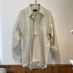CANARY LIKE UOMO長袖ワイシャツクリーム色