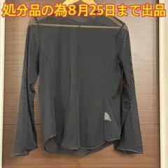 ユニクロ　マメクロゴウチ　シアークルーネックT ブラック　長袖　L
