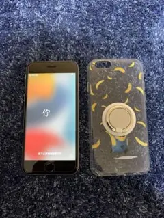 iPhone6s 本体＋ケース（スマホリング付き）＋保護ガラスフィルム付き