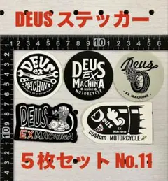 DEUS デウスステッカー　5枚セット　No.11