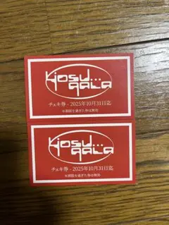yosugala チェキ券2枚セット 有効期限2025年10月31日