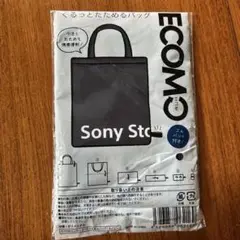 【未開封未使用】Sony Store ECOMO折りたたみエコバッグ ネイビー