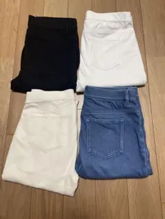 美品ユニクロ　レギンスパンツ　4本セット